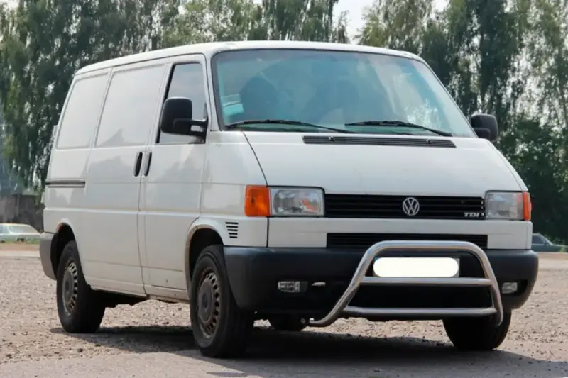 Кенгурятник WT022 (нерж) для Volkswagen T4 Transporter 1990–2003