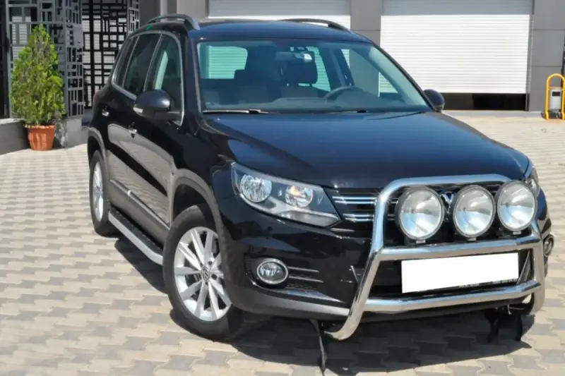 Кенгурятник WT018 (нерж) для Volkswagen Tiguan 2007–2016