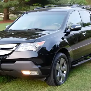 Бічні труби Black (2 шт, нерж) для Acura MDX 2007–2013