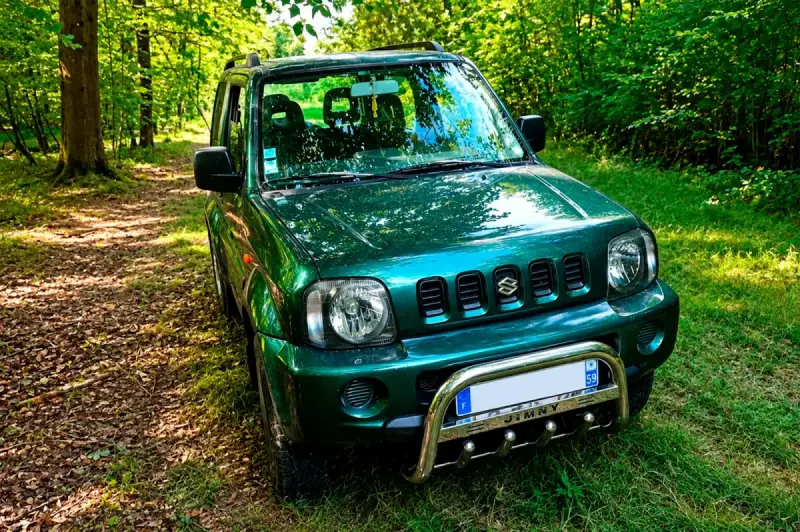 Кенгурятник QT006 (нерж) для Suzuki Jimny 1998–2018