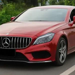 Передня решітка з рамкою 2014-2018 (GT Panamericana) для Mercedes-Benz CLS C218 2011–2018