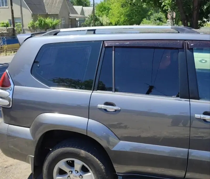 Рейлінги Хром турецькі для Toyota Land Cruiser Prado 120 2002–2009