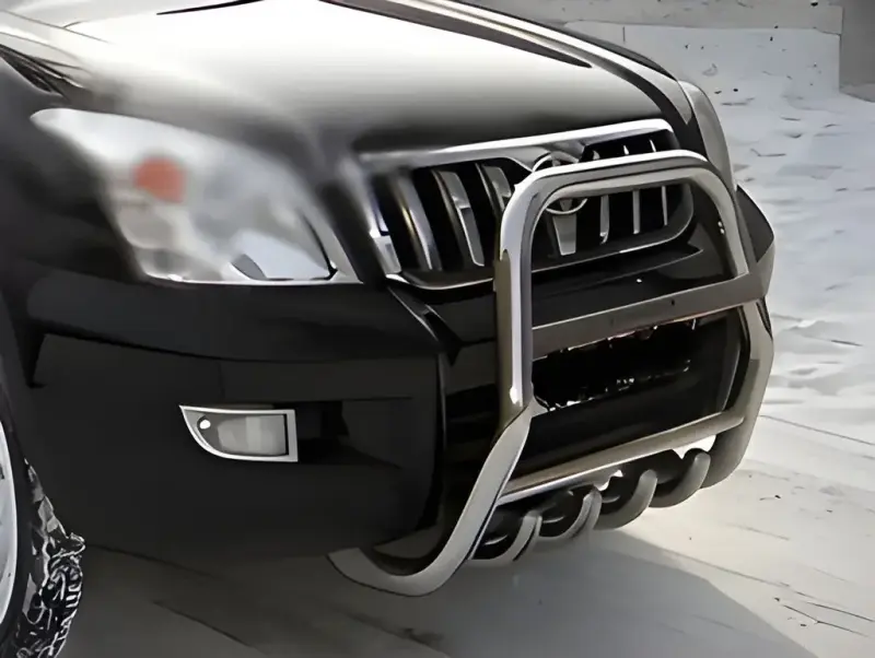 Кенгурятник високий (нерж) для Toyota Land Cruiser Prado 120 2002–2009