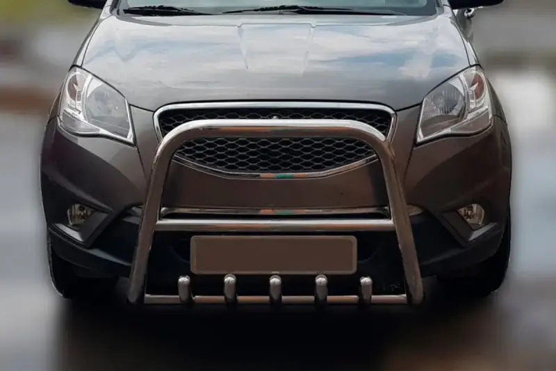Кенгурятник F1-40 (нерж.) для SsangYong Korando 2010–2019