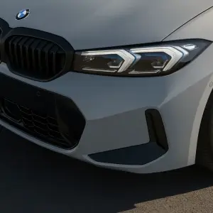 Ніздрі 1 Bar (2022+, чорний матовий) для BMW 3 серія G20/G21 2018–