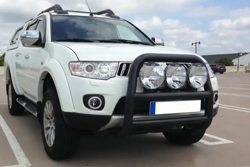 Кенгурятник WT018 Black (нерж.) для Mitsubishi L200 2006–2015