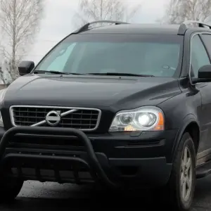 Передня дуга WT002 Black (нерж.) для Volvo XC90 2002–2014