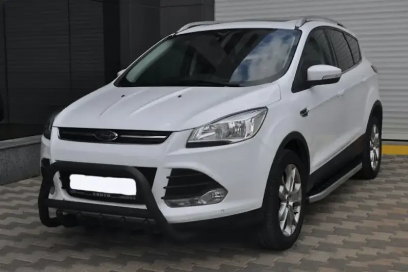 Кенгурятник WT003 Black (нерж.) для Ford Kuga/Escape 2013–2019