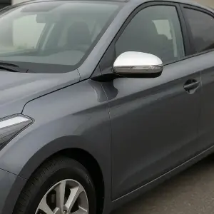 Накладки на дзеркала V2 (2 шт, нерж) для Hyundai I-20 2014–2020