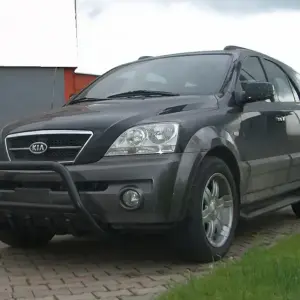 Кенгурятник WT003 Black (нерж.) для KIA Sorento I BL 2002–2009