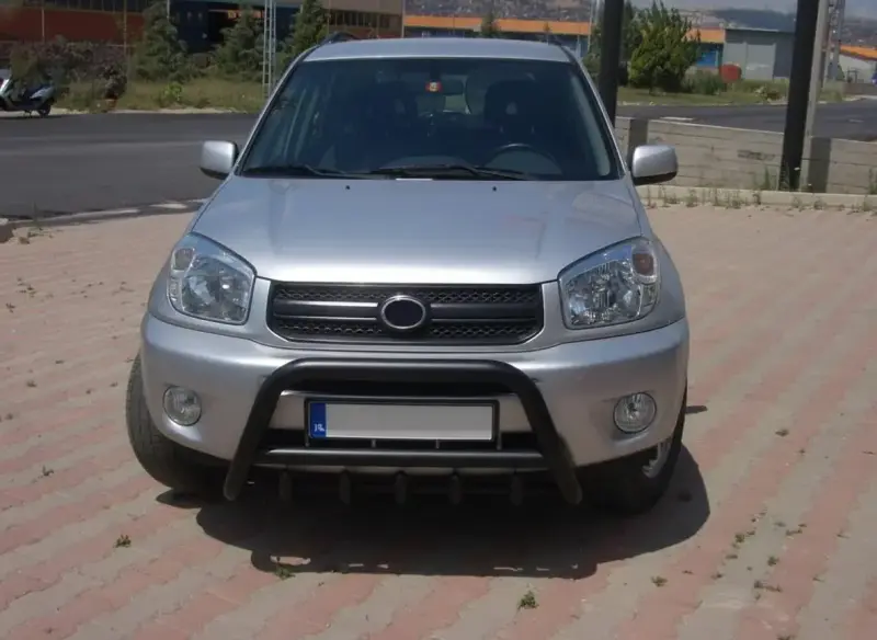 Кенгурятник WT003 Black (нерж) для Toyota Rav 4 2001–2005
