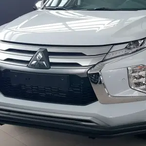Передній захист F3-60 Black (2020+, нерж) для Mitsubishi Pajero Sport 2015–