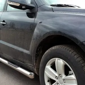 Бічні труби (2 шт., нерж) для Geely Emgrand X7 2011–