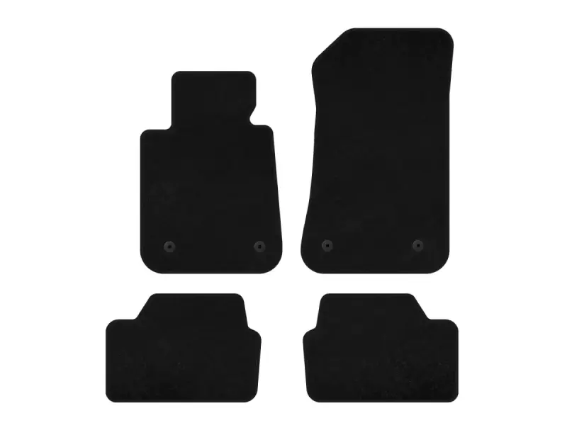 Килимки текстильні Premium (Чорний) для BMW 1 серія E81/E82/E87/E88 2004–2011