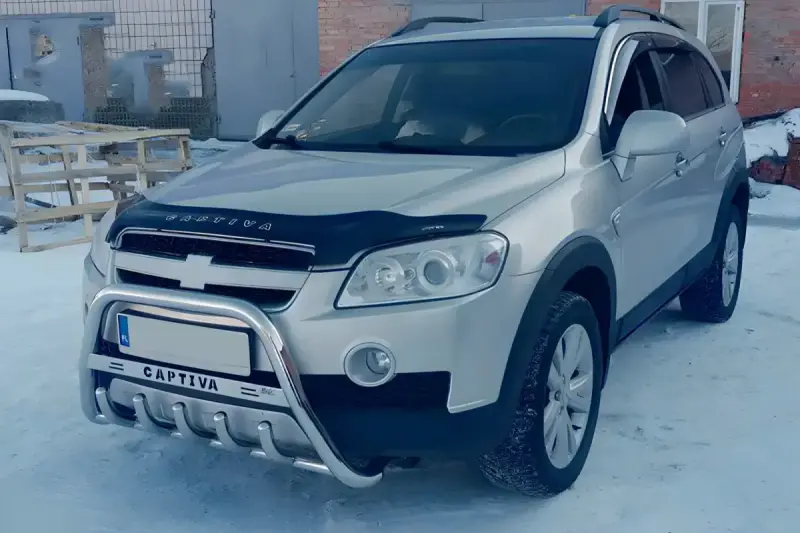 Кенгурятник WT004 (нерж) для Chevrolet Captiva 2006–2019