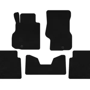 Килимки текстильні Deluxe (Для M35/45, Чорний) для Infiniti Infinity M35/37/45 2003–2014