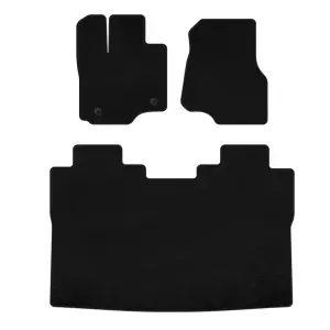 Килимки текстильні Deluxe (Raptor, чорний) для Ford F-150 2014–2021