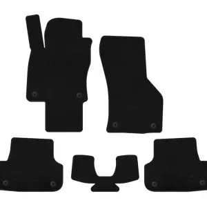 Килимки текстильні Deluxe (для E-tron, Sportback, чорний) для Audi A3 2012–2020