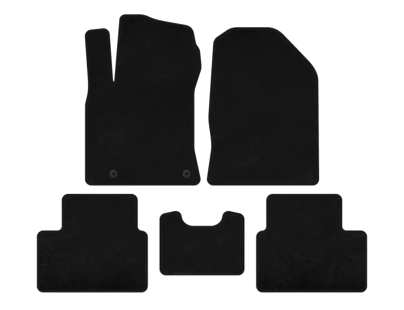 Килимки текстильні Premium (Чорний) для KIA Cerato 4 2019–