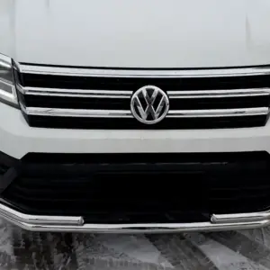 Передній захист ST085 (нерж) для Volkswagen Crafter 2016–