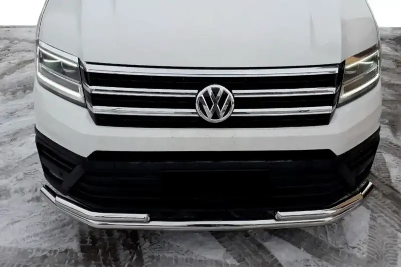 Передній захист ST085 (нерж) для Volkswagen Crafter 2016–