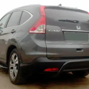 Задня дуга AK007 Black (нерж) для Honda CRV 2012–2016