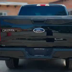 Задні куточки AK003 Black (2 шт., нерж) для Ford F-150 2014–2021