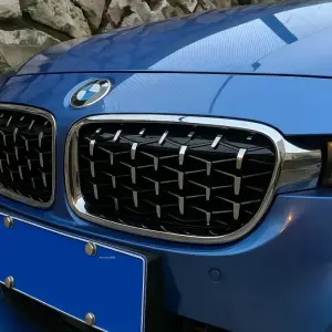 Ніздрі Diamond Silver (хром окантовка) для BMW 3 серія F30/F31 2012–2019