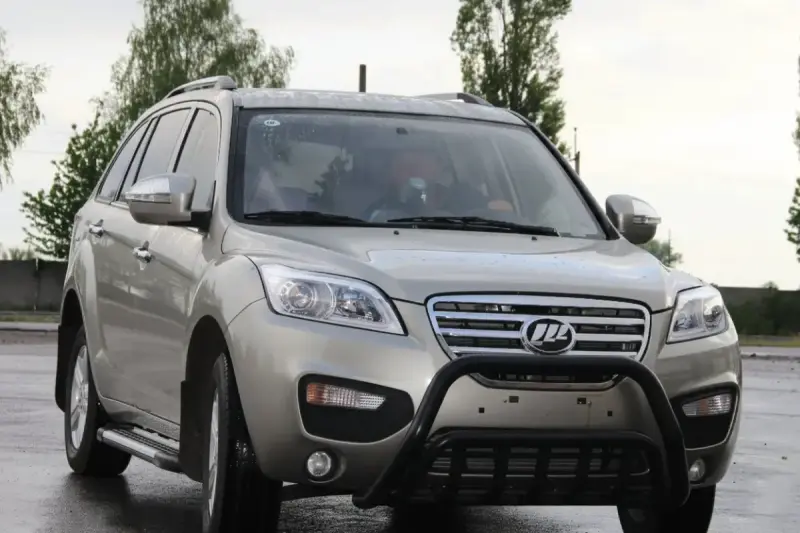 Кенгурятник WT002 Black (нерж) для Lifan X60 2011–