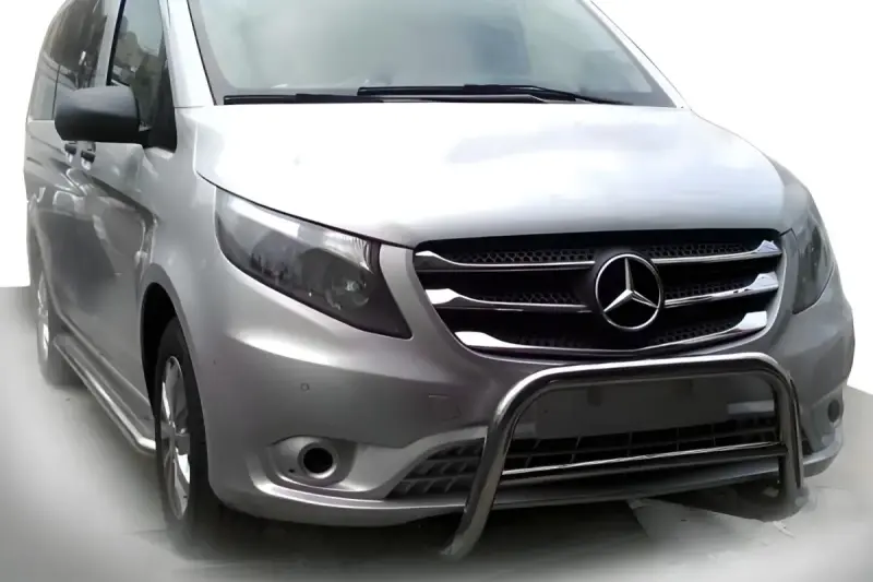 Кенгурятник WT005 (нерж.) для Mercedes-Benz Vito/V-class W447 2014–