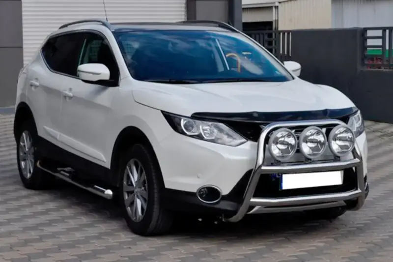 Кенгурятник WT018 (нерж) для Nissan Qashqai 2014–2021