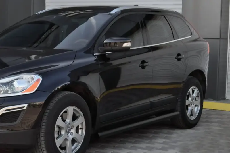 Бічні труби BB004 Black (2 шт, нерж) для Volvo XC60 2009–2017