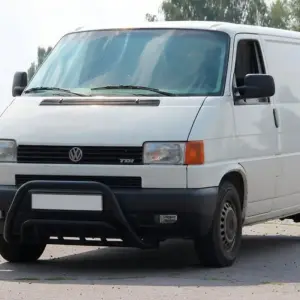 Кенгурятник WT002 60мм Black (нерж) для Volkswagen T4 Transporter 1990–2003