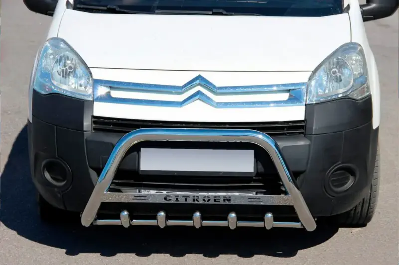 Кенгурятник WT004 (нерж.) для Citroen Berlingo 2008–2018