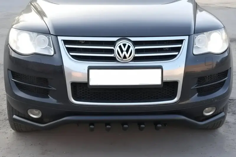 Кенгурятник ST028 Black для Volkswagen Touareg 2002–2010