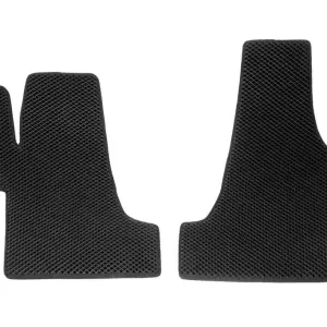 Килимки EVA (чорні, передні, для 2+1) для Volkswagen T6 2015–2024