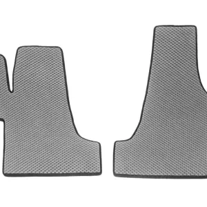 Килимки EVA (сірі, передні, для 2 + 1) для Volkswagen T6 2015–2024