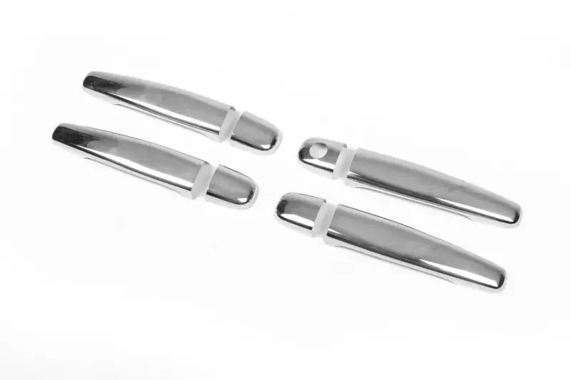 Накладки на ручки (нерж) для Citroen C-3 2002–2009