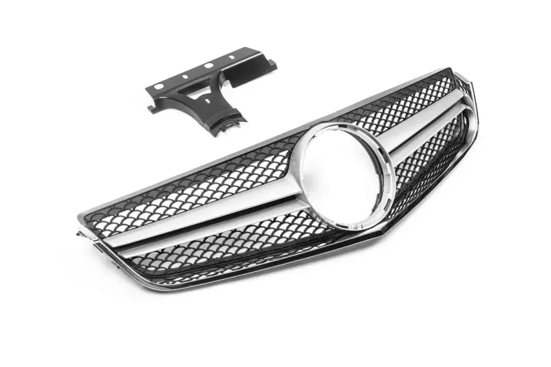 Передня решітка (2009-2013, AMG Silver) для Mercedes-Benz E-class coupe C207 2010–2017