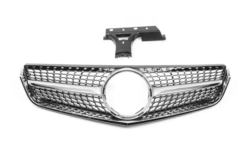 Передня решітка (2009-2013, Diamond Silver) для Mercedes-Benz E-class coupe C207 2010–2017