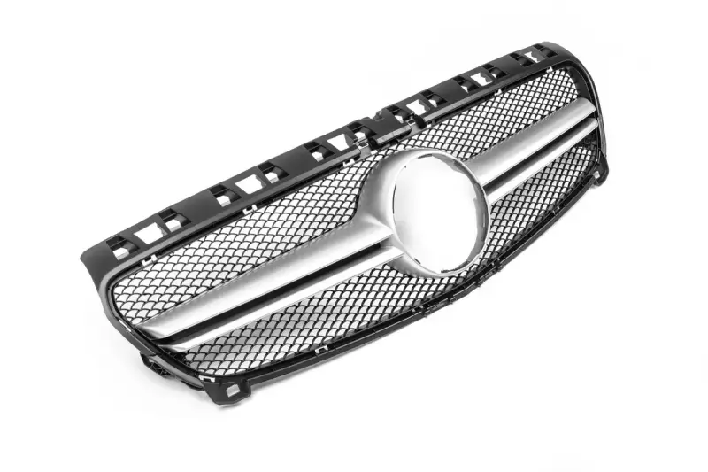 Передня решітка AMG Silver (2012-2015) для Mercedes-Benz A-class W176 2012–2018