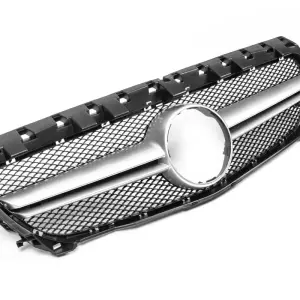 Передня решітка (2013-2016, AMG Silver) для Mercedes-Benz CLA C117 2013–2019