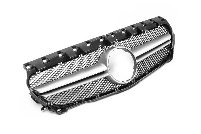 Передня решітка (2013-2016, AMG Silver) для Mercedes-Benz CLA C117 2013–2019