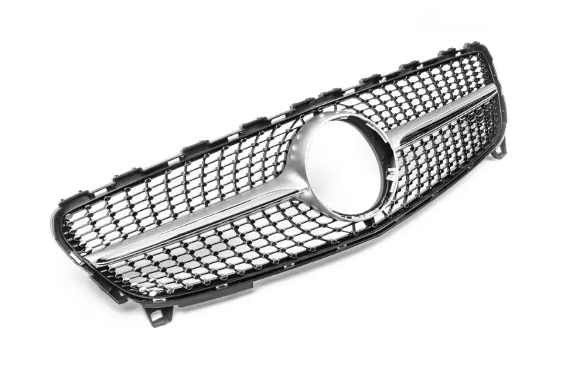 Передня решітка Diamond SIlver (2015-2018) для Mercedes-Benz A-class W176 2012–2018