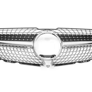 Передня решітка Diamond Silver (2013-2015) для Mercedes-Benz GLK class X204 2008–2015