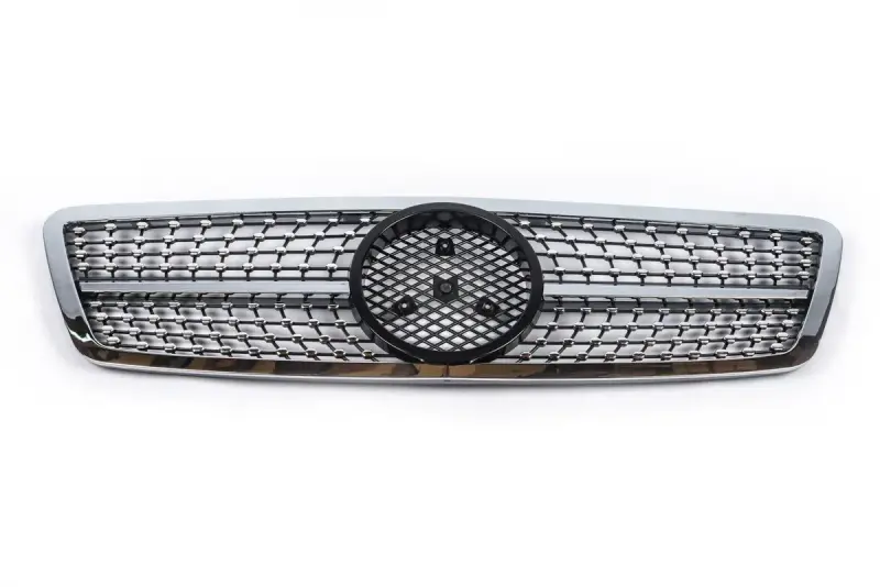 Передня решітка Diamond Silver для Mercedes-Benz C-class W203 2000–2007