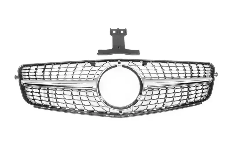 Передня решітка Diamond Silver для Mercedes-Benz C-class W204 2007–2015