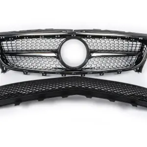 Передня решітка 2011-2014 (Diamond Silver) для Mercedes-Benz CLS C218 2011–2018