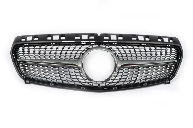 Передня решітка Diamond Silver (2012-2015) для Mercedes-Benz A-class W176 2012–2018