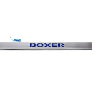 Хром планка над номером LED-синій (нерж.) для Peugeot Boxer 2006–2025